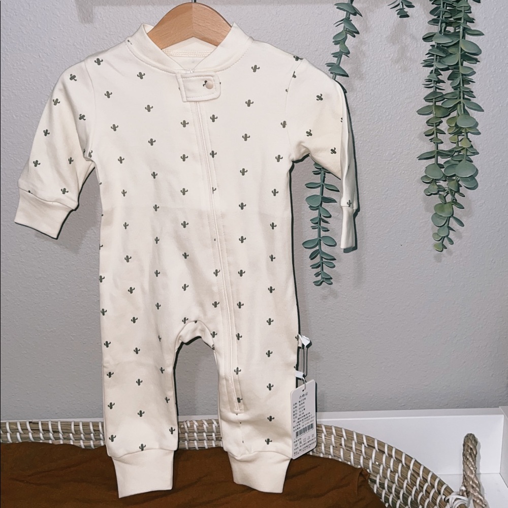 Cactus Zipper Romper